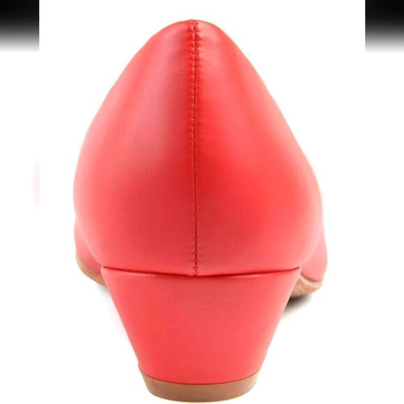 New JOURNEE COLLECTION Women's Red Comfort Office Casual Saar Low Heels size 9 - Picture 4 of 7